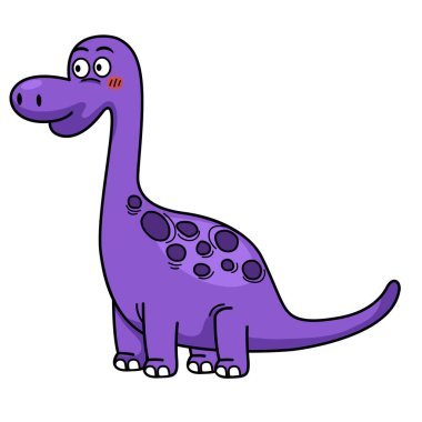 Arkaplan vektörü üzerinde beyaz dinozor ana hatlarının çizimi