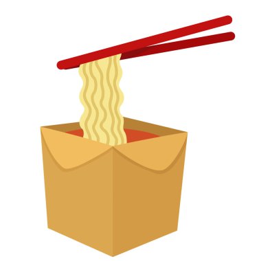 Beyaz arka planda şehriye çizimi