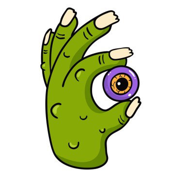 illustration halloween hand  drawn outline concept