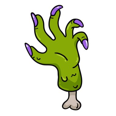 illustration halloween hand  drawn outline concept