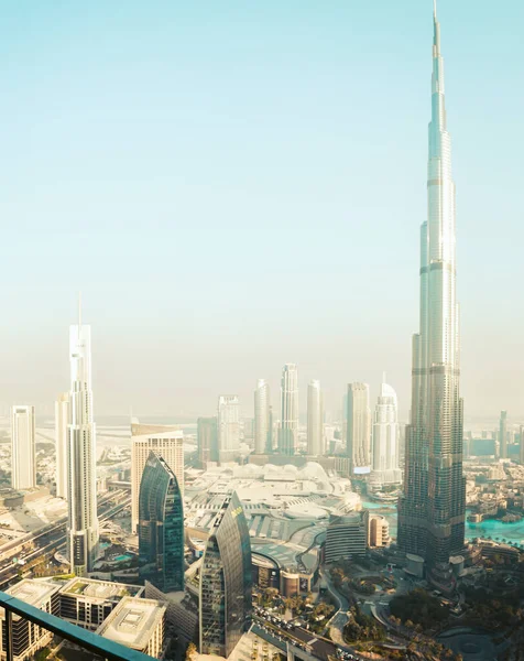 Dubaï Superbe Horizon Centre Ville Avec Des Gratte Ciel Luxe — Photo
