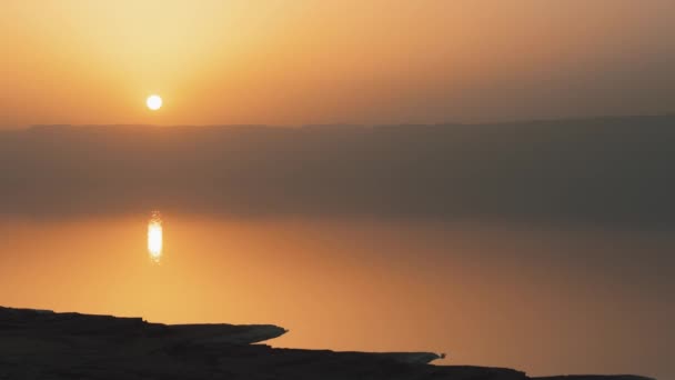 Krajina Mrtvého Moře Selhání Půdy Ilustrující Ekologickou Katastrofu Mrtvého Moře — Stock video