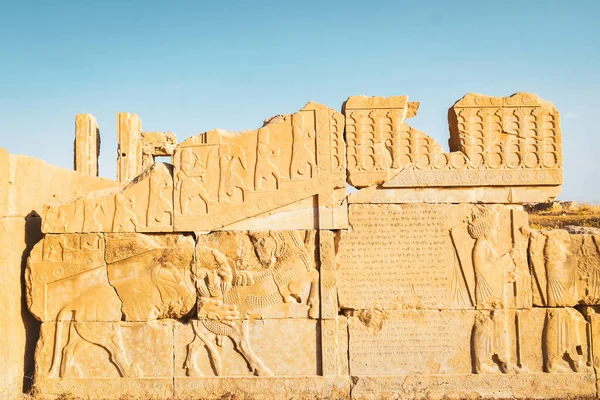 Персеполіс Іран Юна 2022 Стародавні Гробниці Династії Ахеменідів Персія Висічені — стокове фото