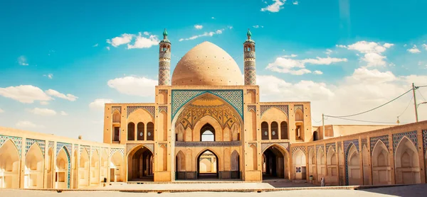 Kashan Iran 29Th May 2022 Beautiful Agha Bozorg Mosque Panorama — Stock Photo, Image