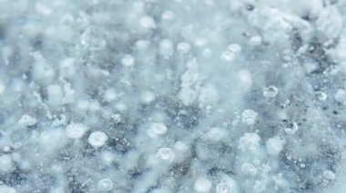 Buzul gölü dokusu ve deseni kapatın.