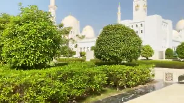 Abu Dhabi Egyesült Arab Emírségek Október 2022 Utasok Szempontjából Transzfer — Stock videók