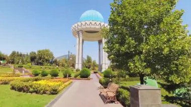 Taşkent, Özbekistan - 13 Kasım 2023: Taşkent 'teki Baskı Kurbanları Anıtı 