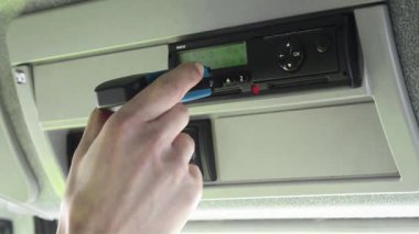 Dijital tachograph sürücüsü veri indirme, okuyucu çıkarma.