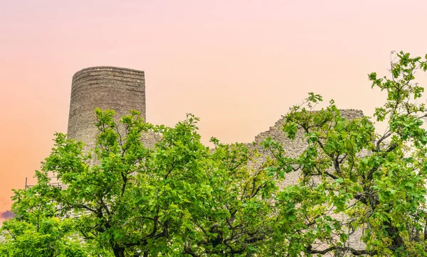 Azerbaycan Daki Antik Chirag Galası Kulesi — Stok fotoğraf