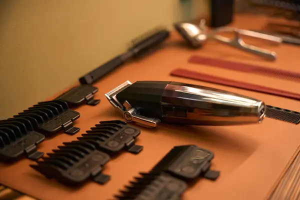 Barbershop Equipment Prepared Work Hairdressing Salon — Stock Photo, Image