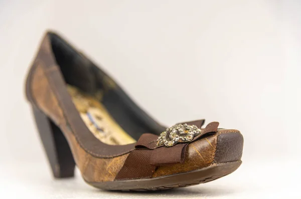 Antique Women Fashion Shoe Fashion Article Party Accessories Photographic Model — 스톡 사진