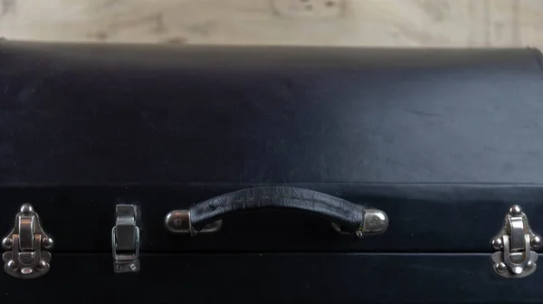 Black accordion case. Transport suitcase. Musical instrument case. Accordion cover.