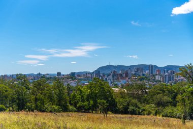 View of the city of Santa Maria, RS, Brazil. University city, heart of Rio Grande. Santa Maria da Boca do Monte. clipart