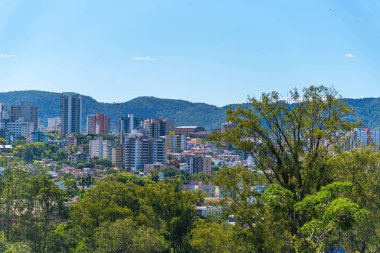 Santa Maria, RS, Brezilya 'nın manzarası. Üniversite şehri, Rio Grande 'nin kalbi. Santa Maria da Boca do Monte.
