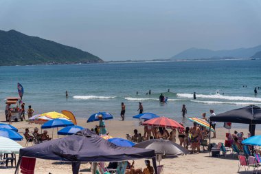 Garopaba Plajı, Santa Catarina, Brezilya.