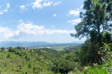Brezilya 'nın Rio Grande do Sul eyaletindeki Osrio şehrinde rüzgar tarlası