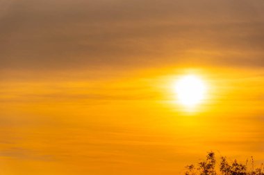 Latin Amerika 'da günbatımı görüntüleri.