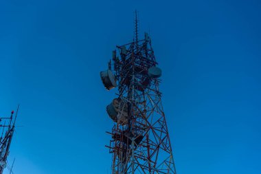 Brezilya 'nın Rio Grande do Sul eyaletindeki Osrio şehrinde rüzgar tarlası