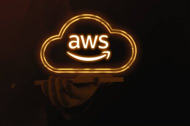  AWS (Amazon Web Services) provides a range of cloud services and products that enable organizations to build, deploy, and manage applications and infrastructure in the cloud clipart