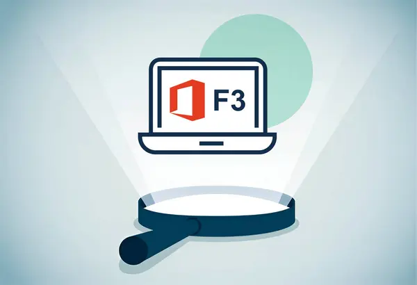 stock image Office 365 F3 is designed for frontline workers who primarily need access to email, basic productivity tools, and cloud services