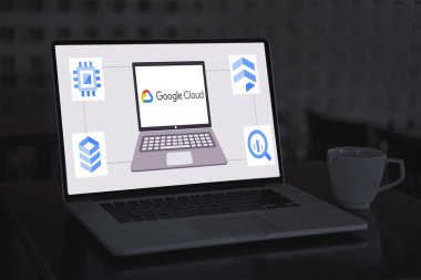 Google Cloud Platform Compute Power clipart