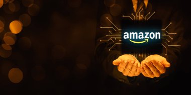 Amazon Revolutionizing E-commerce and Technology clipart