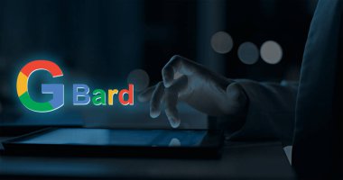 Google Bard is an AI-powered conversational agent or chatbot developed by Google clipart