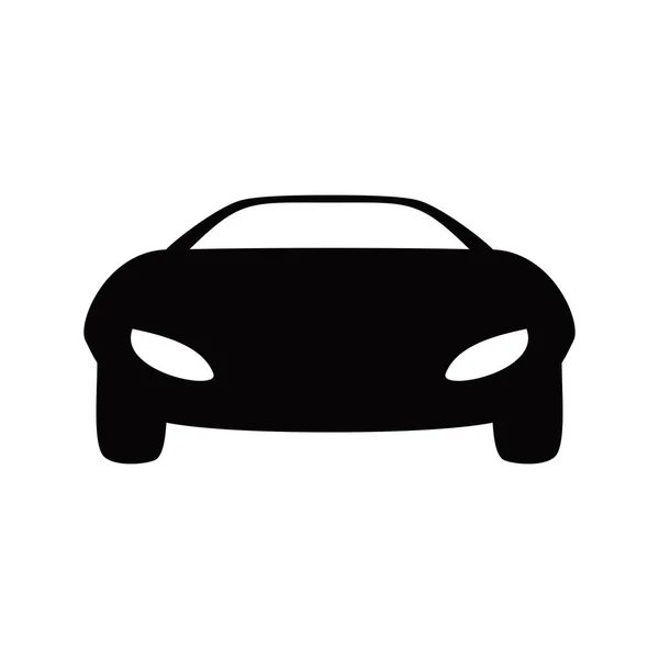 Design Ícone Carro Plano Sinal Veículo Luxo Símbolo Ilustração Vetor — Vetor de Stock