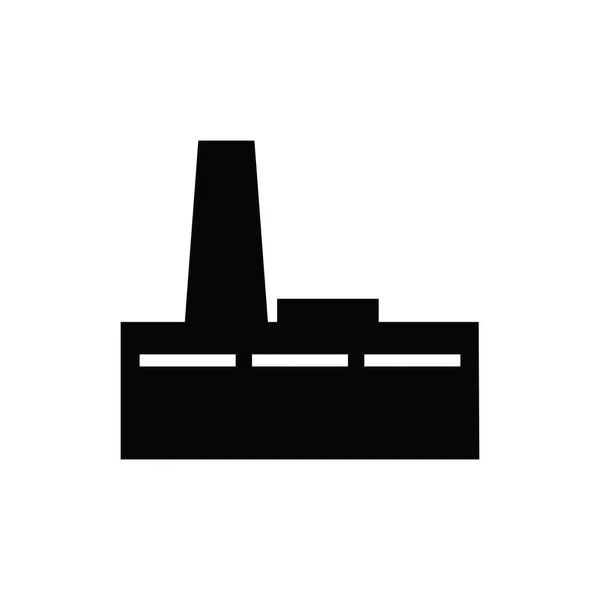 Werksikone Design Zeichen Und Symbol Der Fertigungsindustrie — Stockvektor
