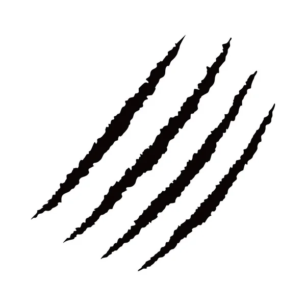 Kynnet Naarmuttaa Ikoni Suunnittelu Kynsien Merkki Symboli — vektorikuva