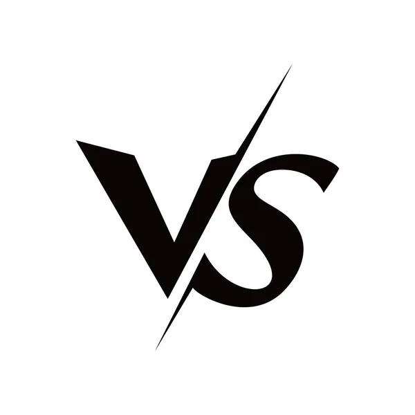 Diseño Caligrafía Batalla Competencia Signo Símbolo — Vector de stock
