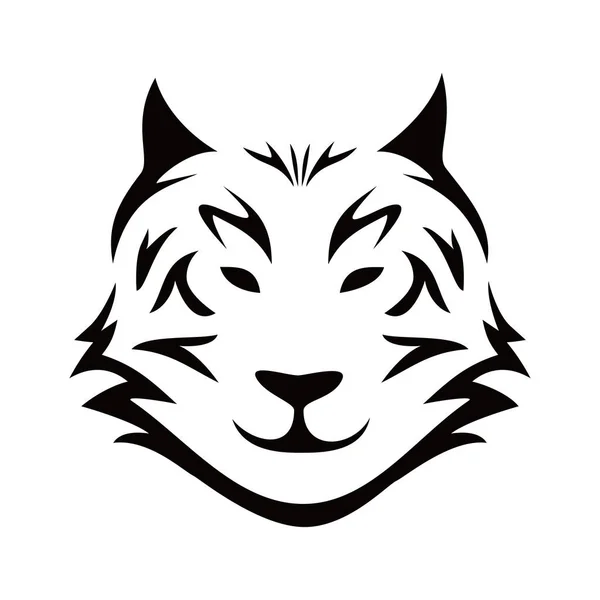 Projeto Vetor Logotipo Cabeça Lobo Signo Animal Símbolo —  Vetores de Stock