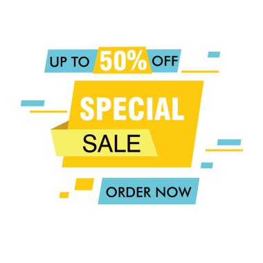 Satış afişi tasarımı, büyük indirim özel teklifi. Sezon sonu özel teklif afişi.