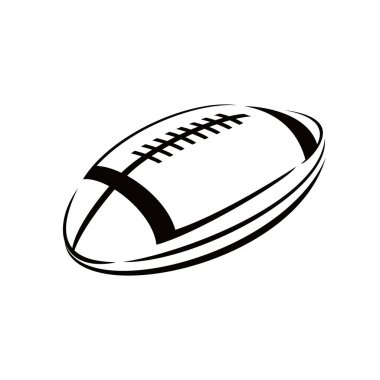 Amerikan futbol ikonu tasarımı. spor işareti ve sembol.