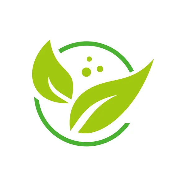 Nature Logo Design Template Green Leaf Sign Symbol — Archivo Imágenes Vectoriales