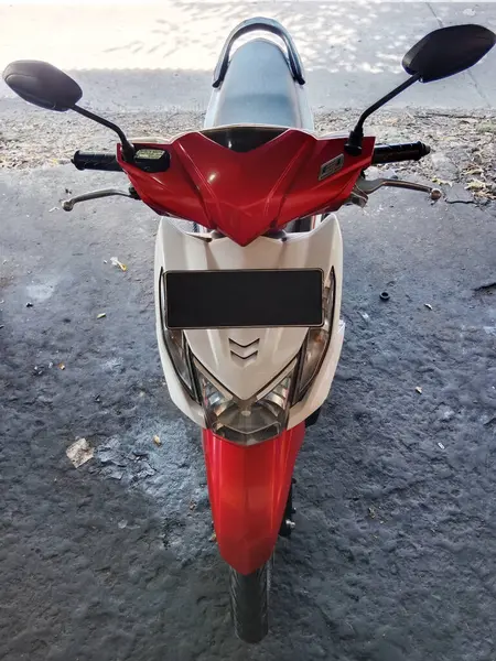 scooter motorcycle. modern transportation technology.