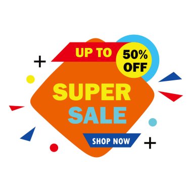 Satış afişi tasarımı, büyük indirim özel teklifi. Sezon sonu özel teklif afişi.