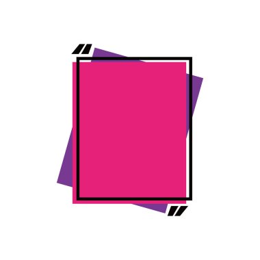 Kutu tasarımı. Poster, afiş ve sunum için motivasyon çerçevesi.