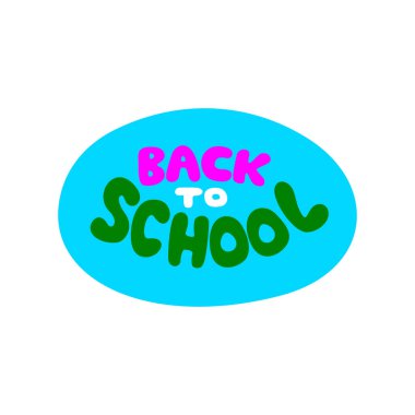 Okulun tipografi tasarımına geri dönelim. eğitim dekorasyonu.