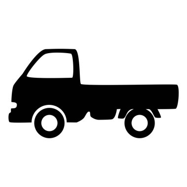 Araba silueti tasarımını al. nakliye işi ulaşımı.