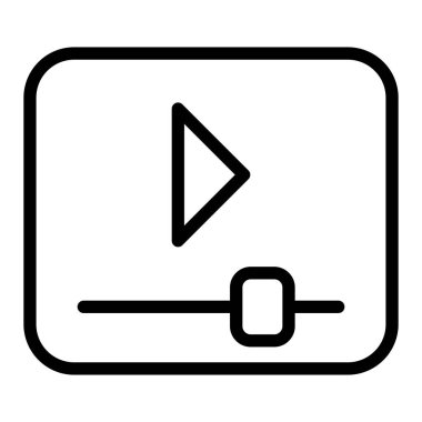 Video clip icon vector illustration graphic design