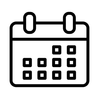 Calendar icon vector illustration graphic design