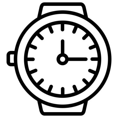 Wristwatch icon vector illustration graphic design