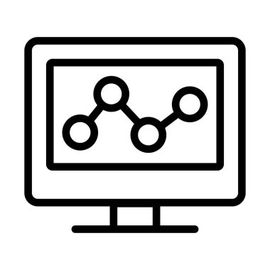 Graph icon vector illustration graphic design