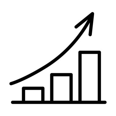 Chart icon vector illustration graphic design