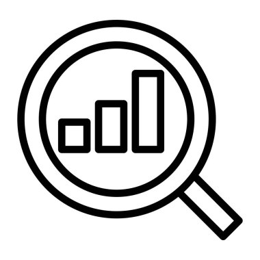 Data analysis icon vector illustration graphic design