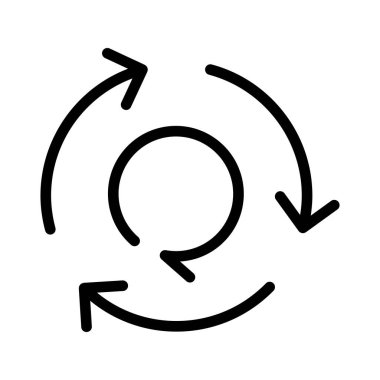 Loop icon vector illustration graphic design