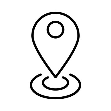 Location line icon vector illustration graphic design