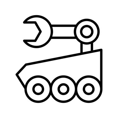 rover line icon illustration graphic design