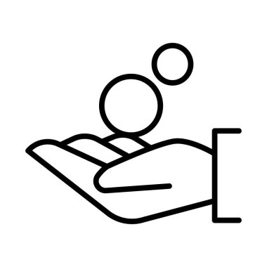 Yararlı çizgi simgesi vektör illüstrasyon grafik tasarımı